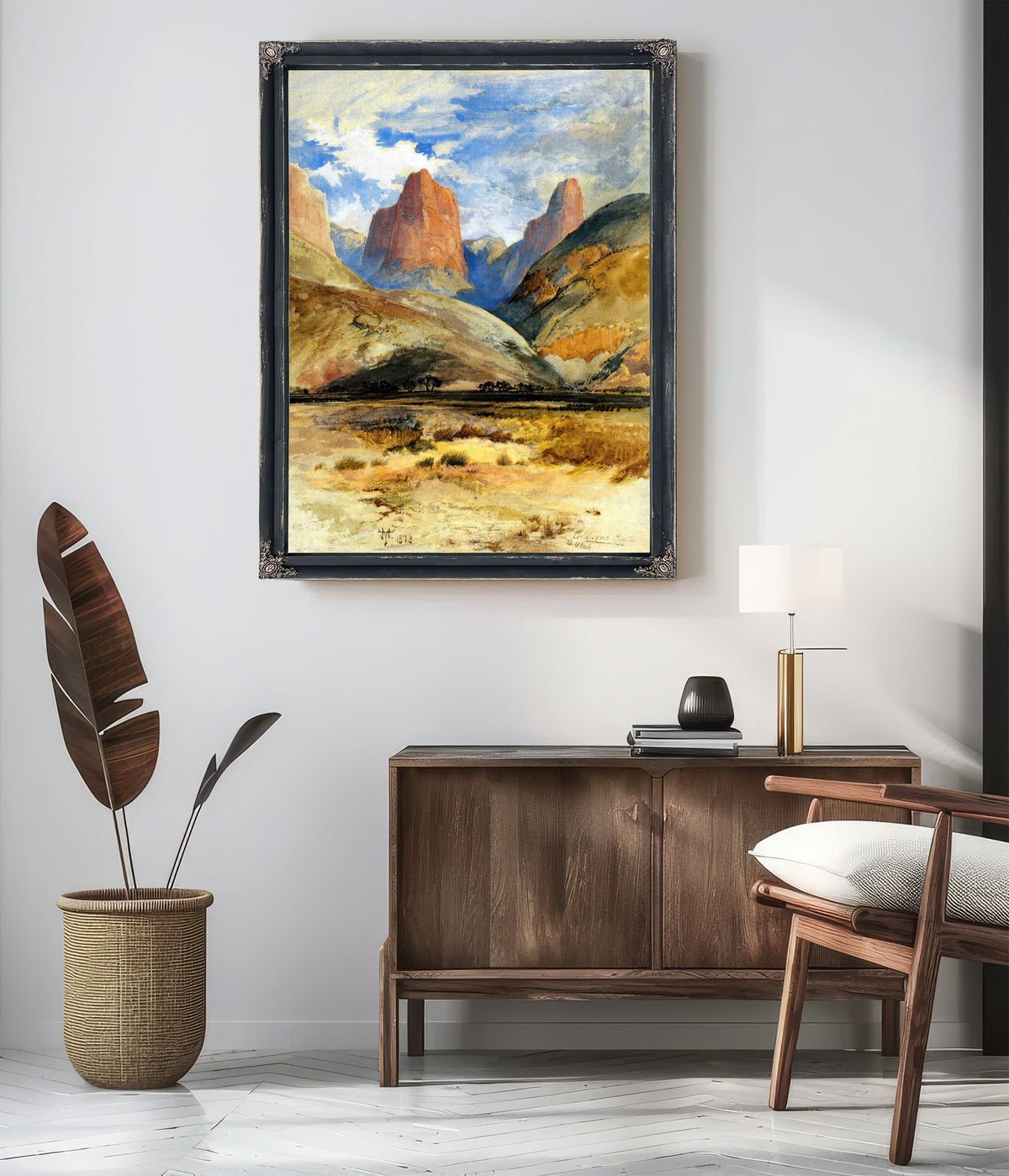 Colburns Butte South Utah By Thomas Moran