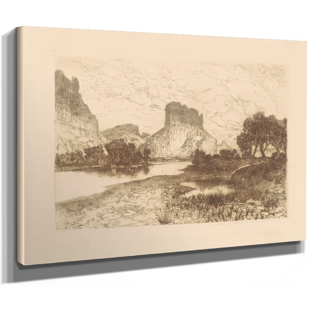 Thomas Moran Green River Wyoming 03 By Thomas Moran