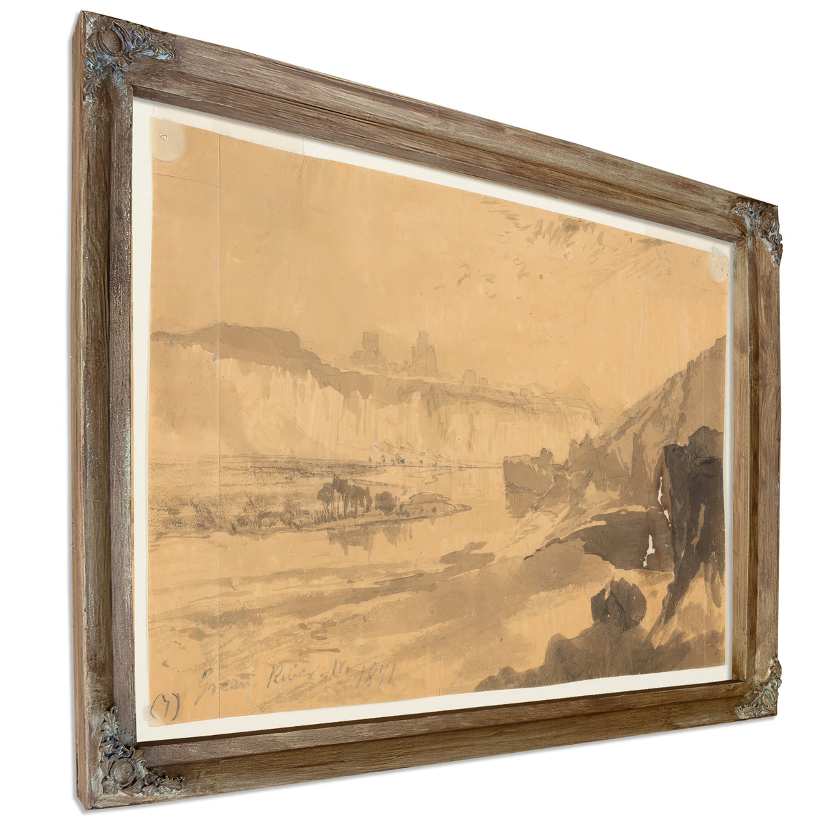 Thomas Moran Green River Wyoming By Thomas Moran