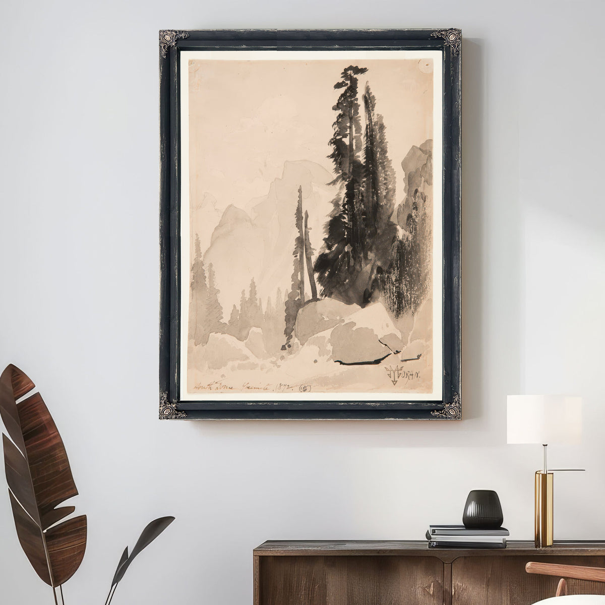 Half Dome Yosemite 02 By Thomas Moran