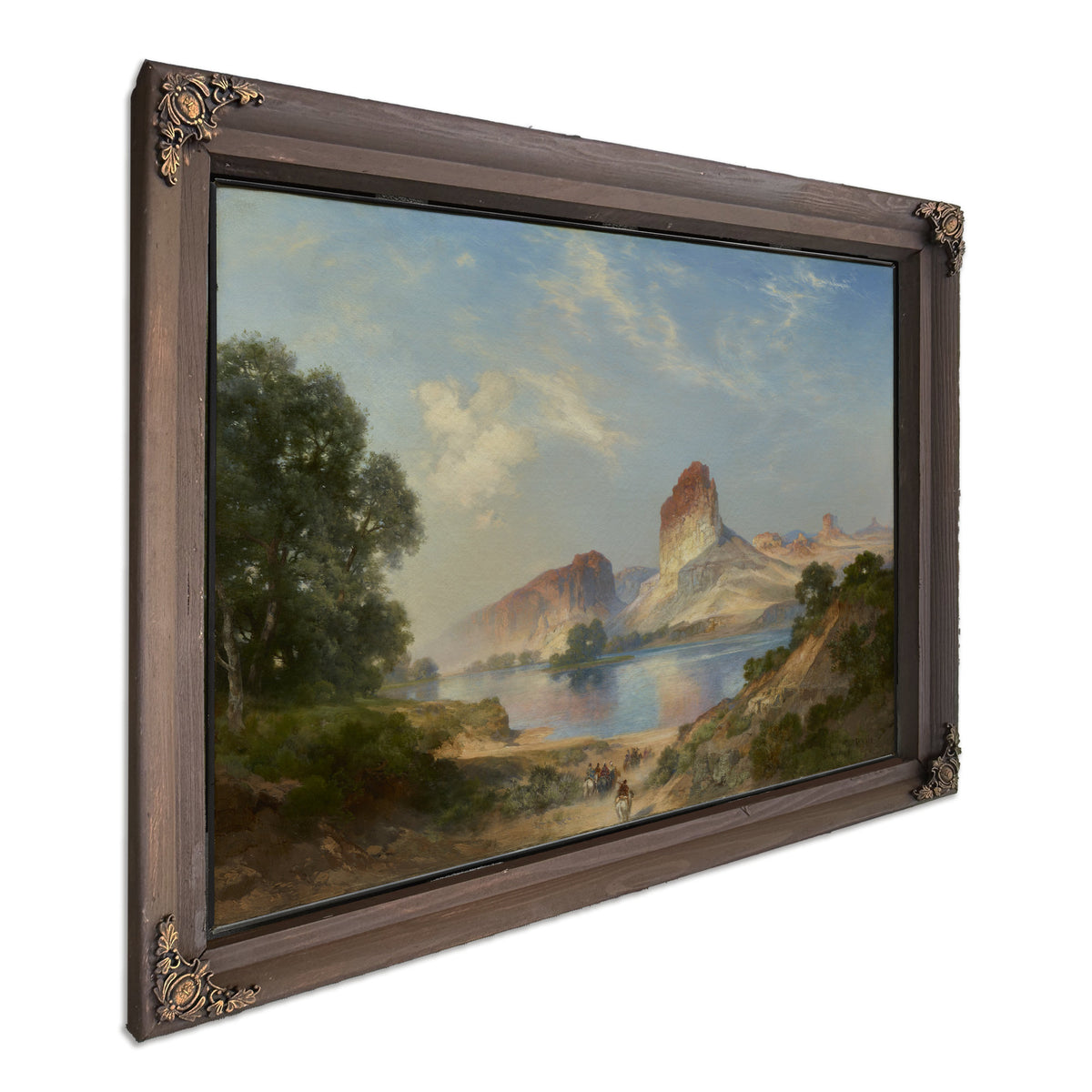 Thomas Moran Indian Paradise Green By Thomas Moran