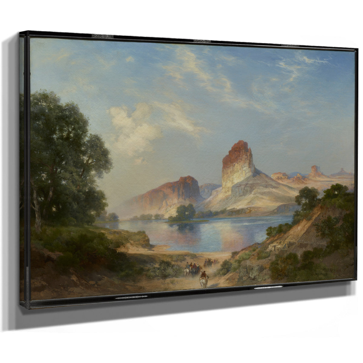 Thomas Moran Indian Paradise Green By Thomas Moran