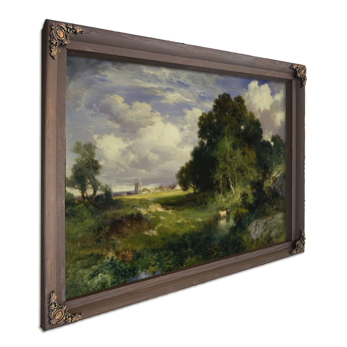 Thomas Moran Midsummer Day East By Thomas Moran