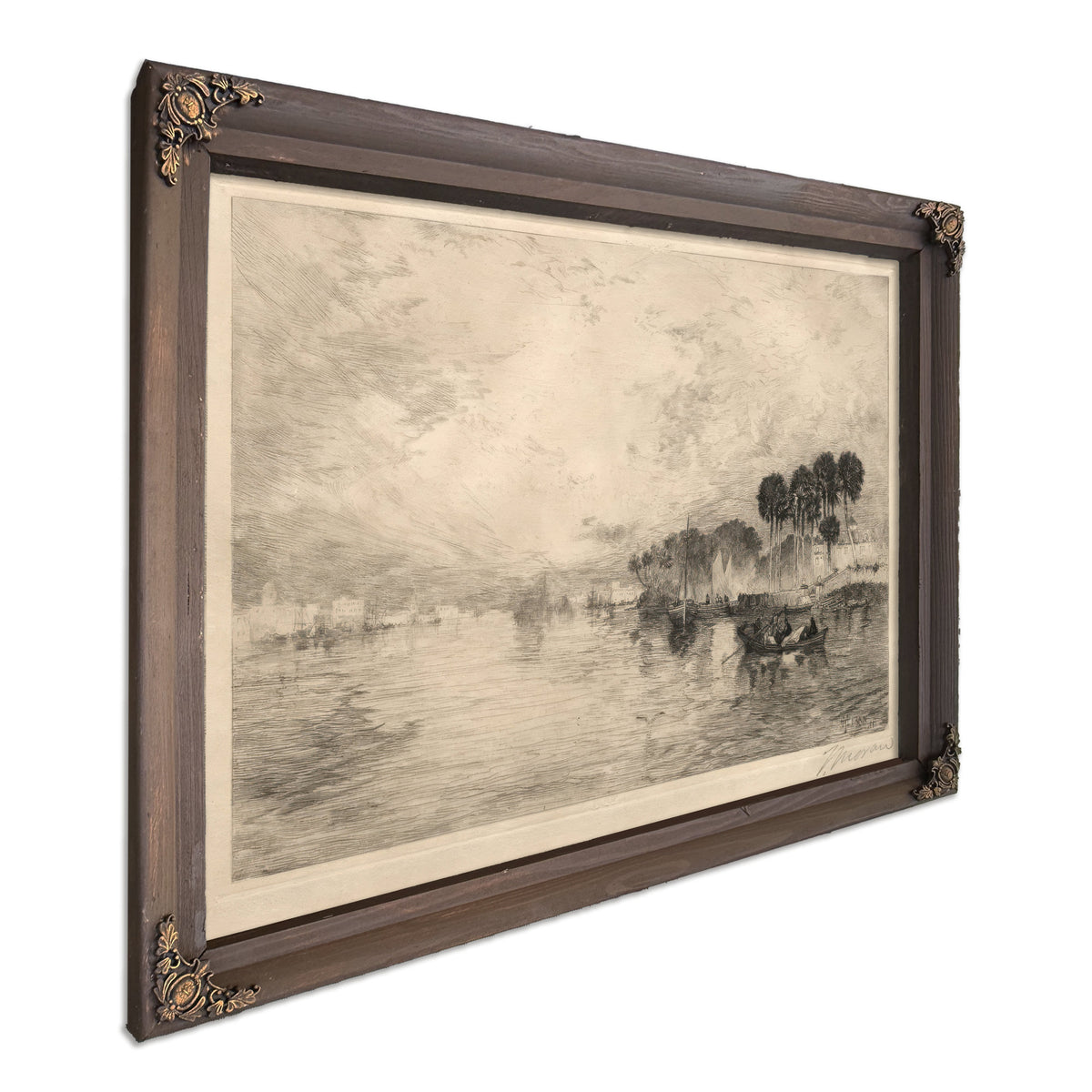 Thomas Moran Morning the St Johns By Thomas Moran