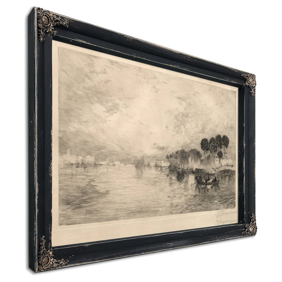 Thomas Moran Morning the St Johns By Thomas Moran