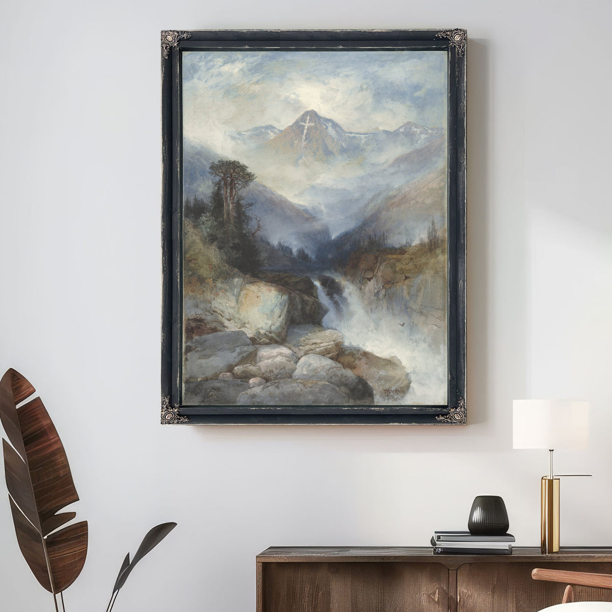 Mountain the Holy Cross By Thomas Moran