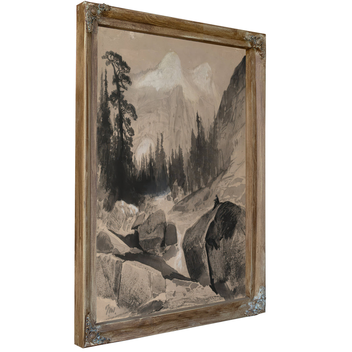 North Dome Yosemite 02 By Thomas Moran