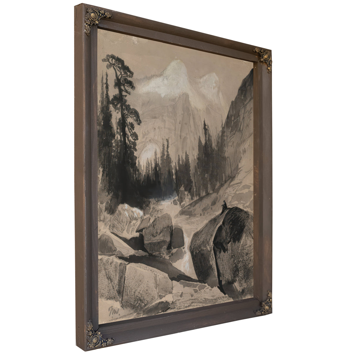 North Dome Yosemite 02 By Thomas Moran