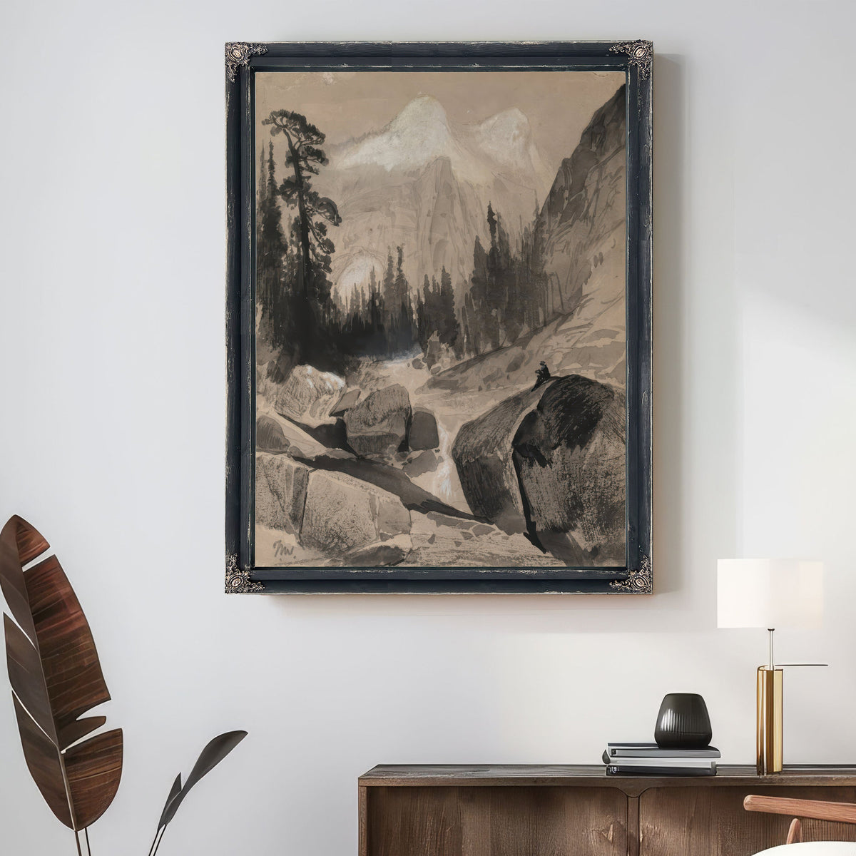 North Dome Yosemite 02 By Thomas Moran