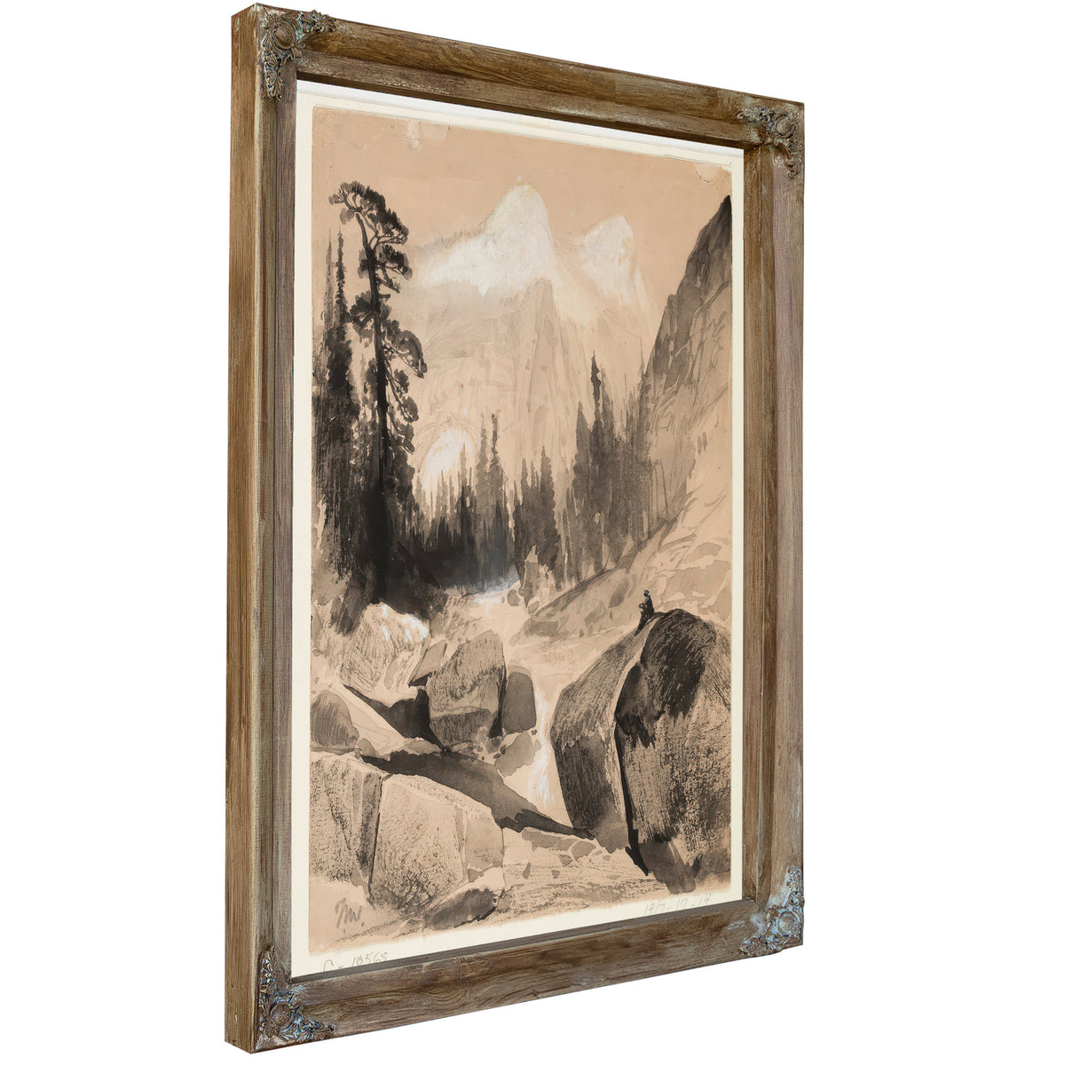 North Dome Yosemite By Thomas Moran