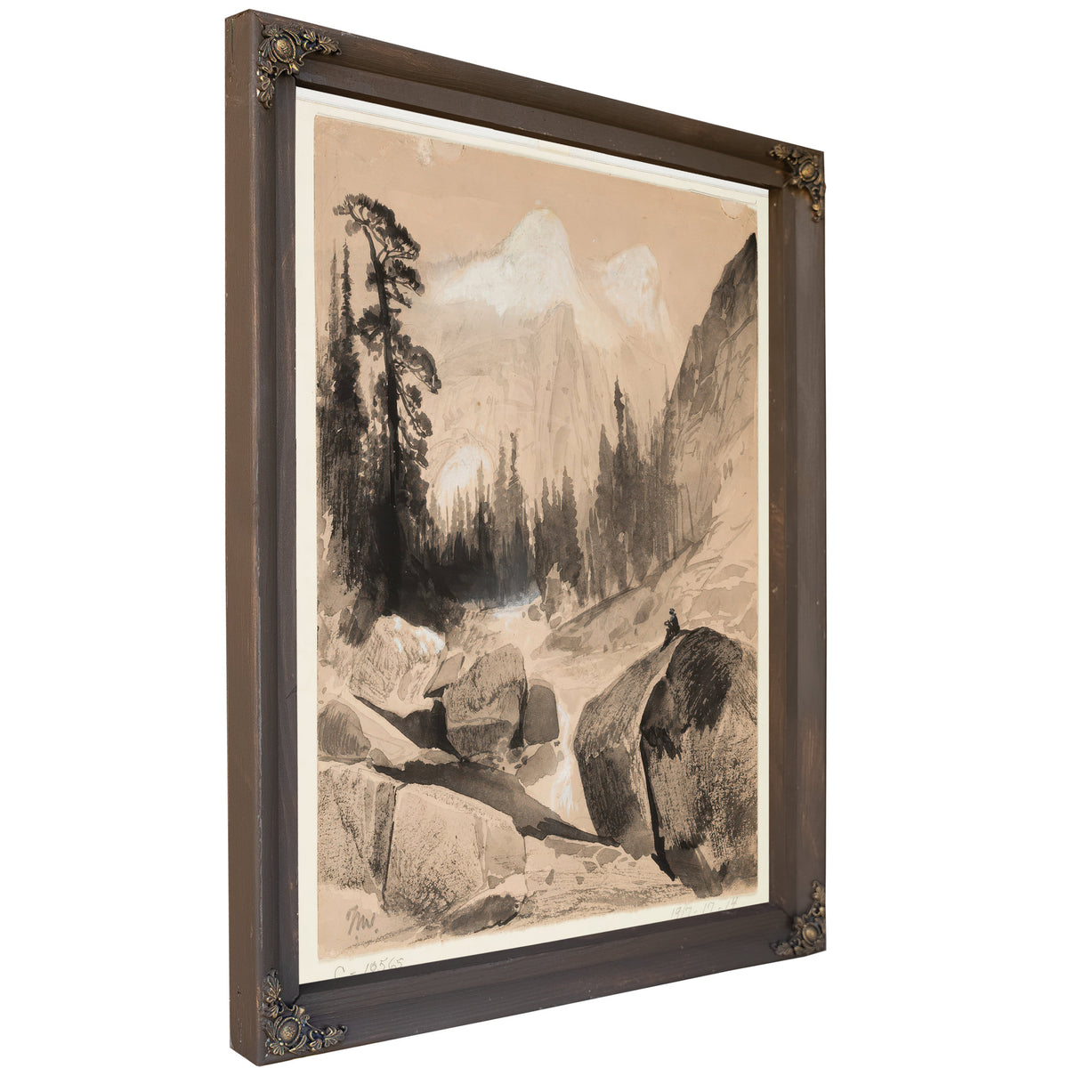 North Dome Yosemite By Thomas Moran