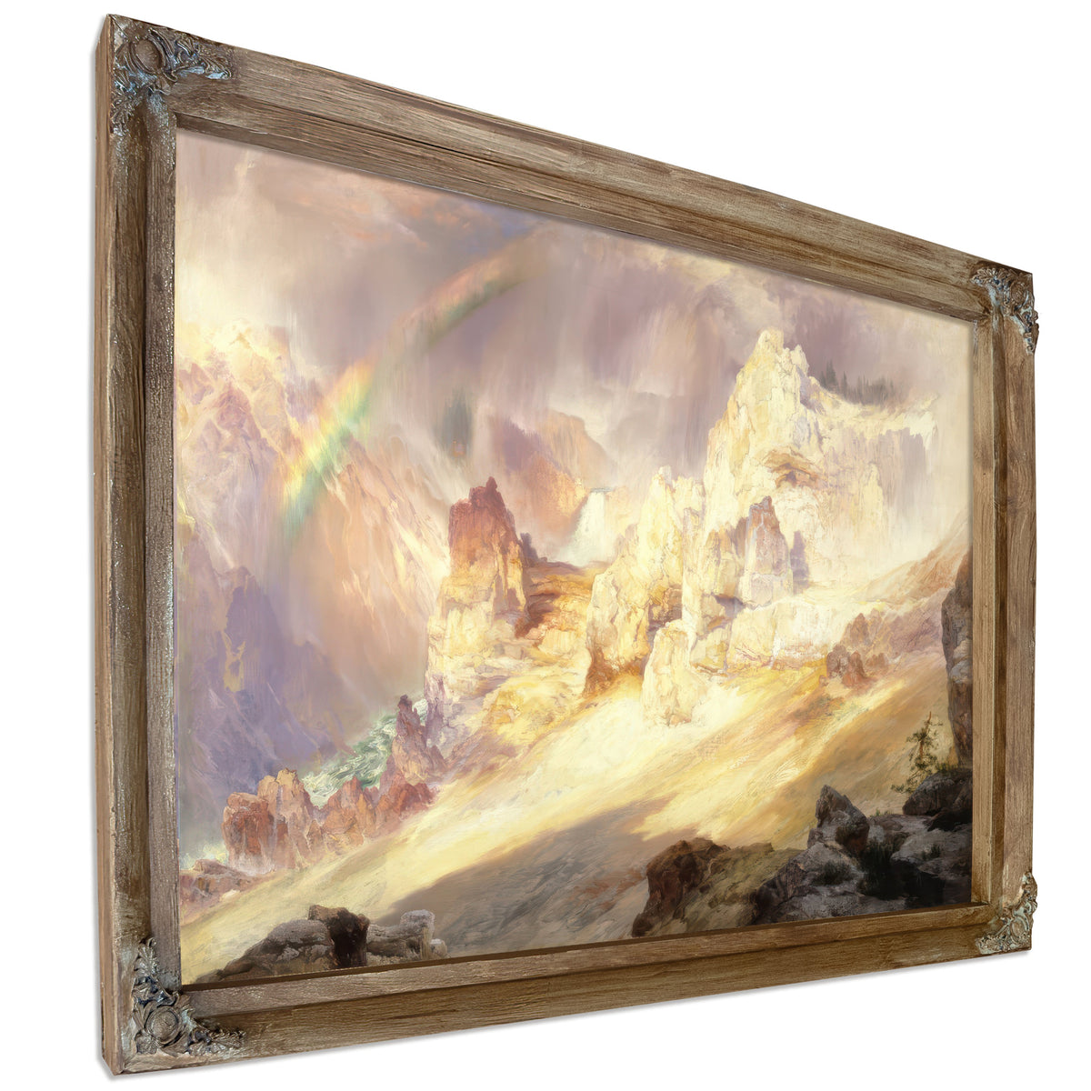 Thomas Moran Rainbow Over Grand Canyon By Thomas Moran