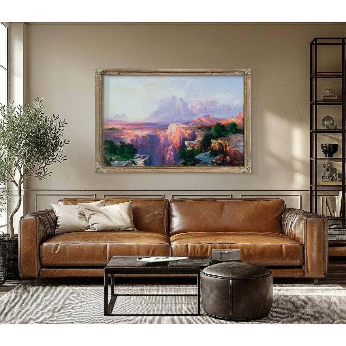 Thomas Moran Rock Towers the Rio By Thomas Moran