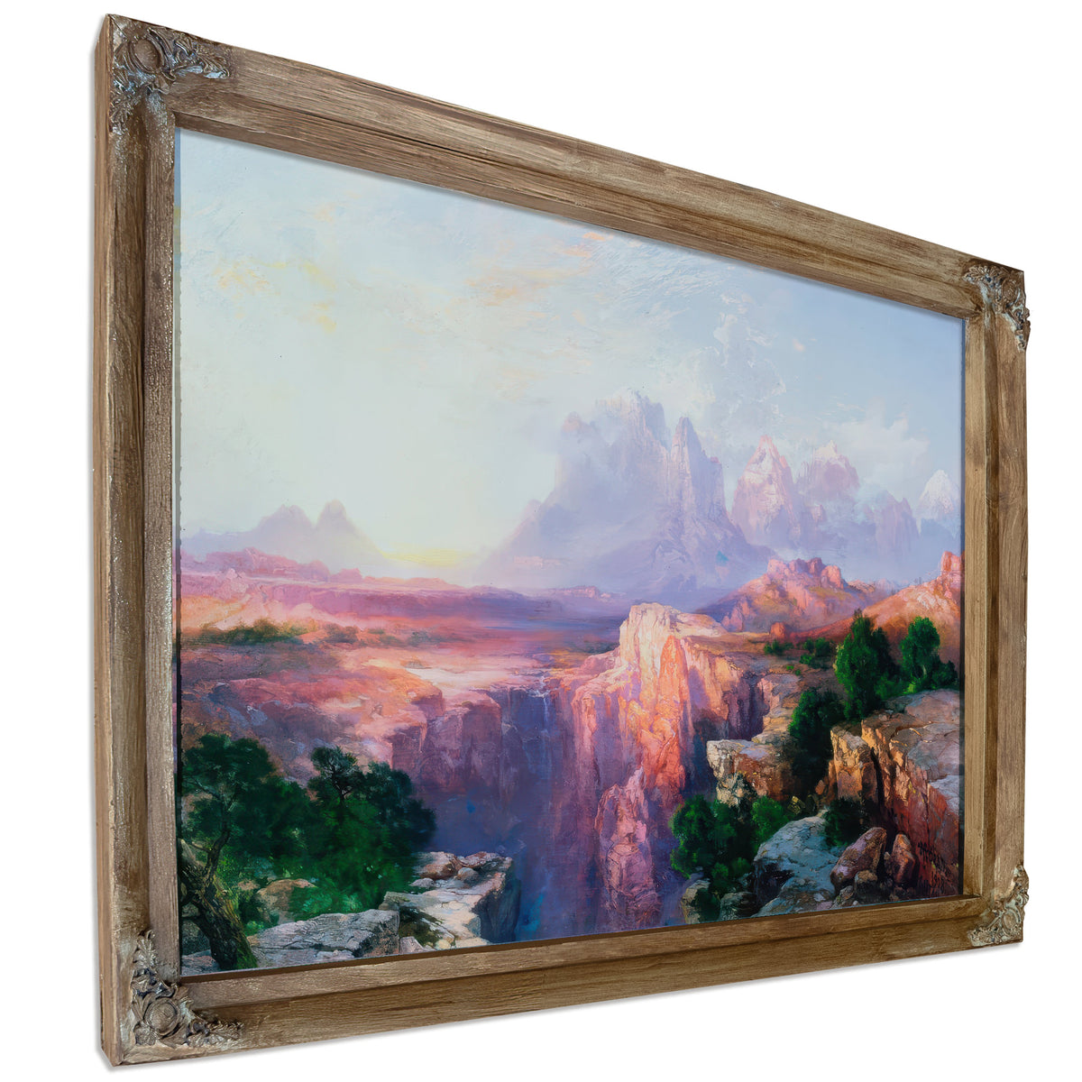 Thomas Moran Rock Towers the Rio By Thomas Moran
