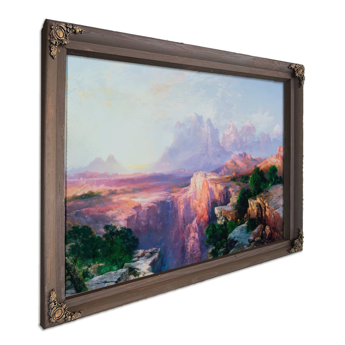 Thomas Moran Rock Towers the Rio By Thomas Moran