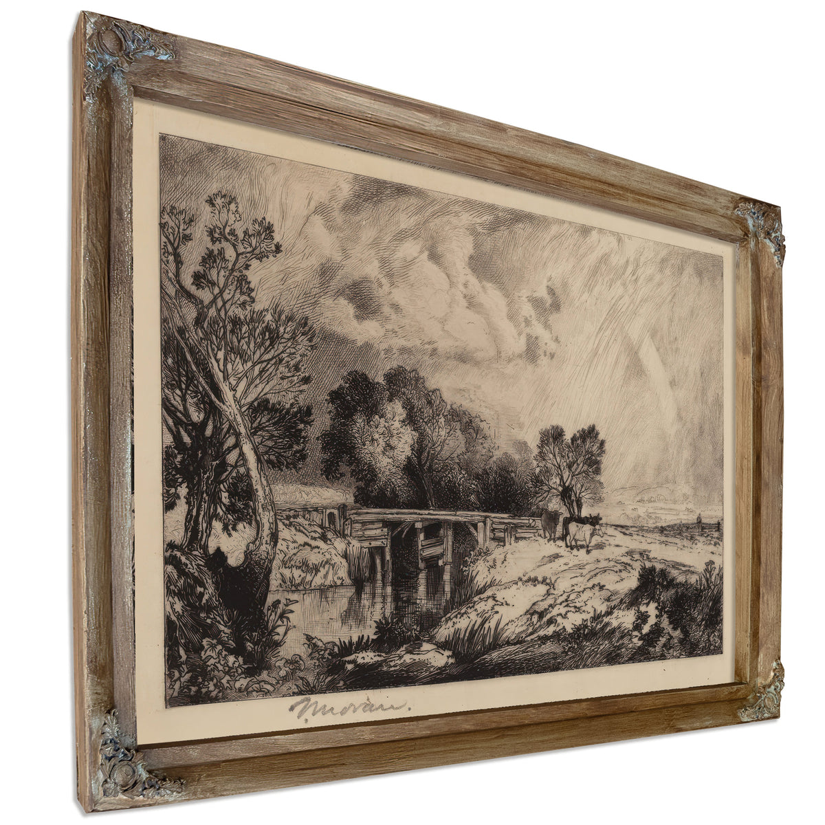 Thomas Moran Rustic Bridge 1243090 By Thomas Moran