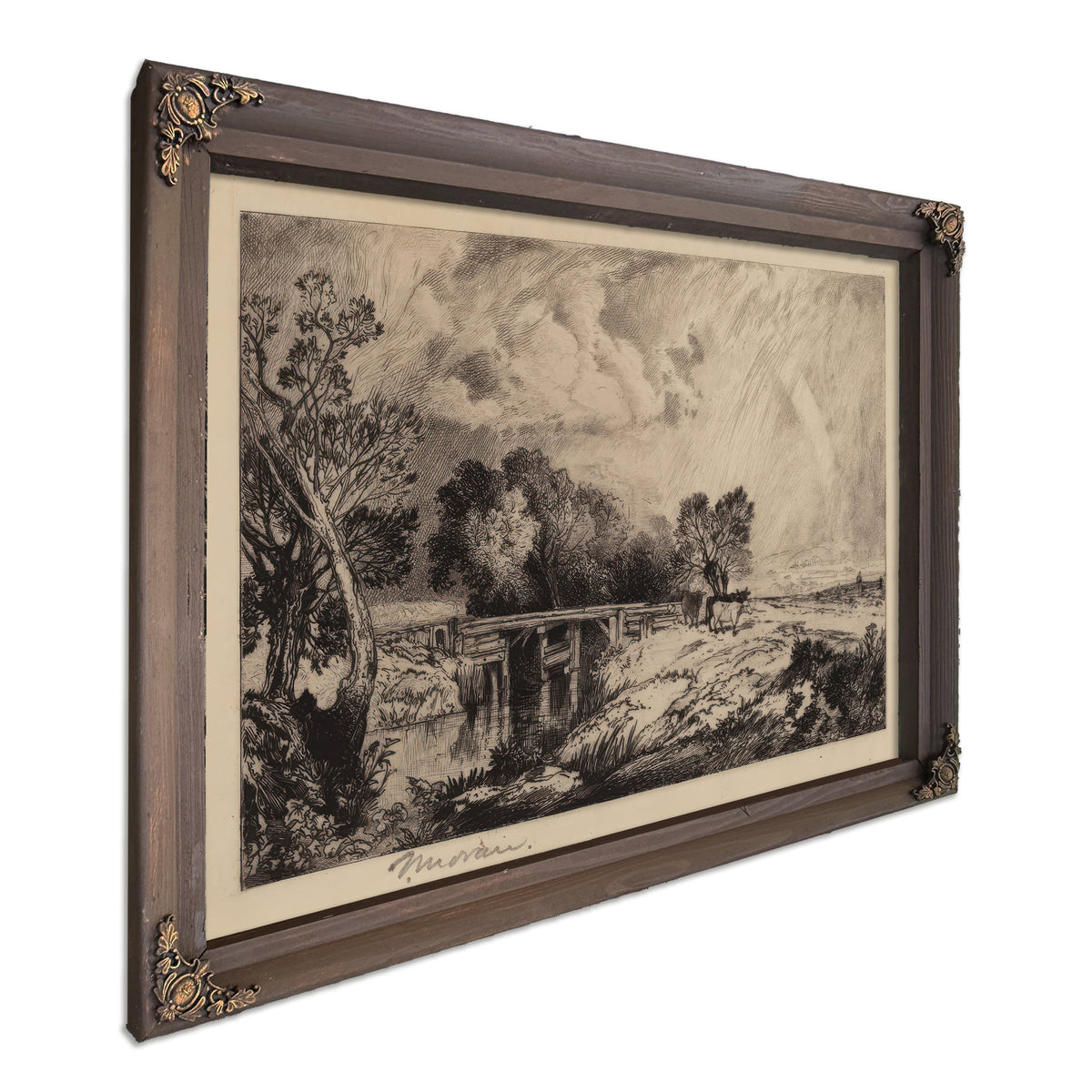 Thomas Moran Rustic Bridge 1243090 By Thomas Moran
