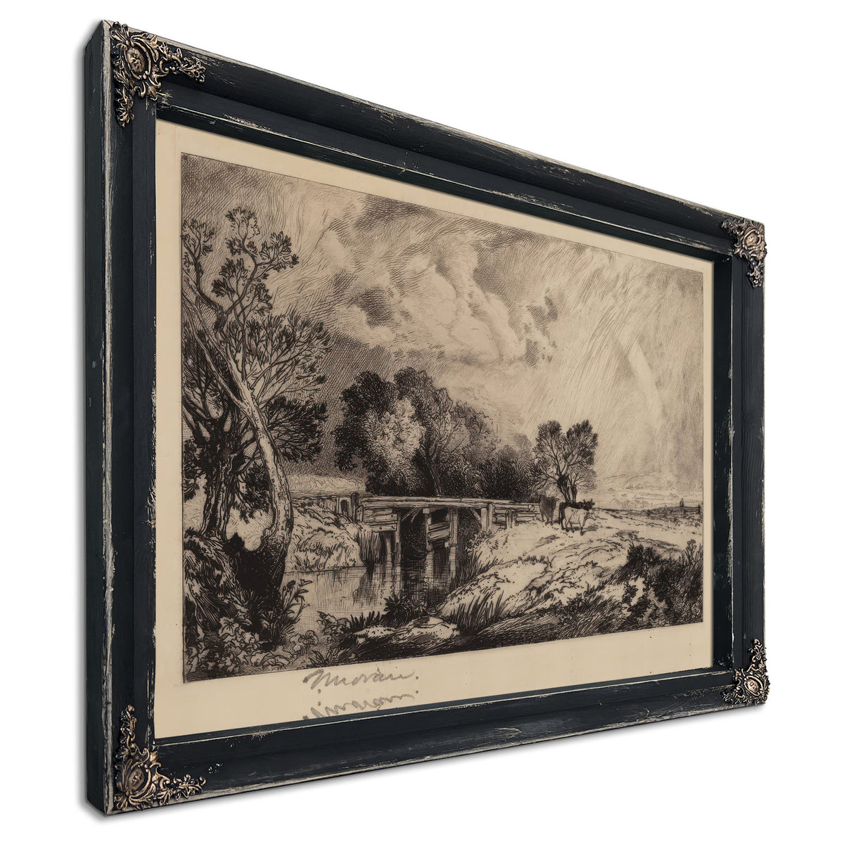 Thomas Moran Rustic Bridge 1243090 By Thomas Moran
