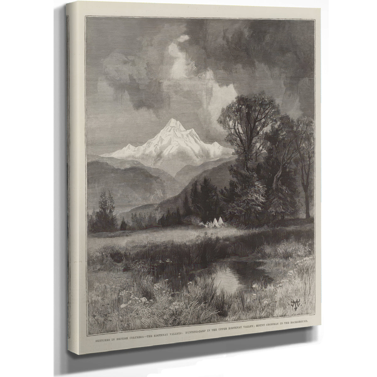 Sketches British Columbia By Thomas Moran