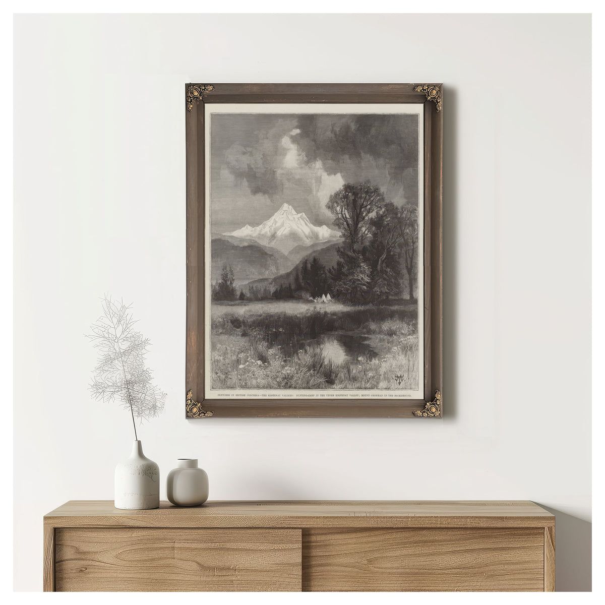 Sketches British Columbia By Thomas Moran