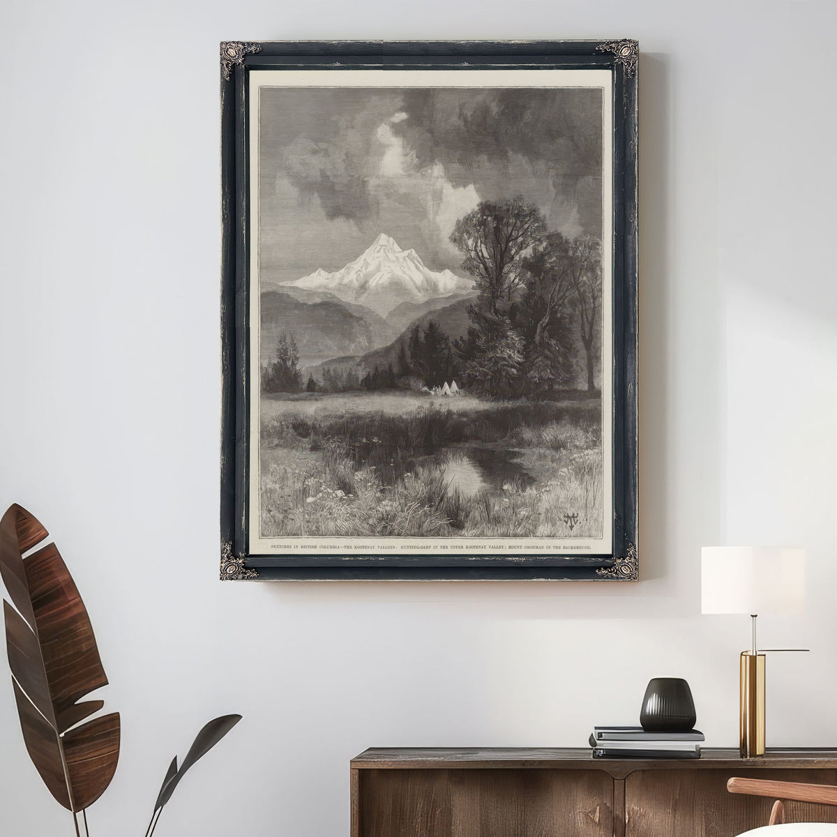 Sketches British Columbia By Thomas Moran