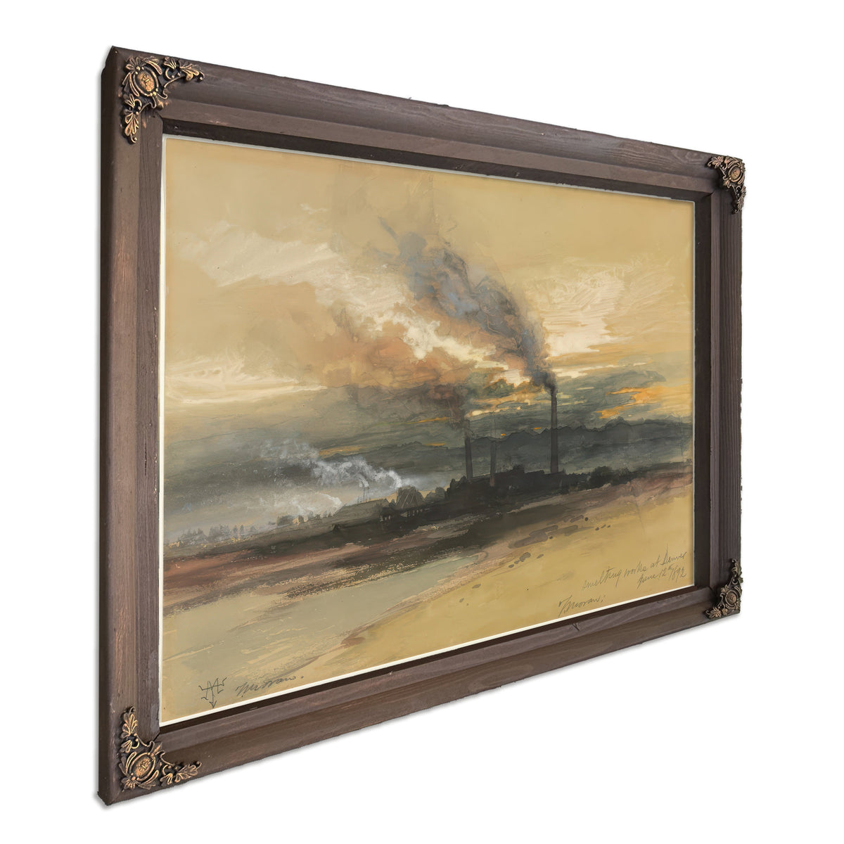 Thomas Moran Smelting Works Denver 02 By Thomas Moran