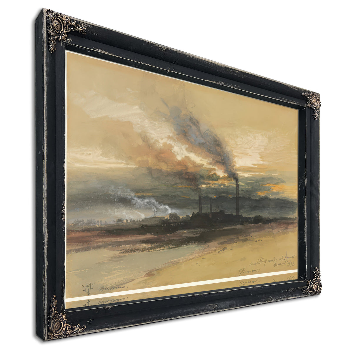 Thomas Moran Smelting Works Denver 02 By Thomas Moran
