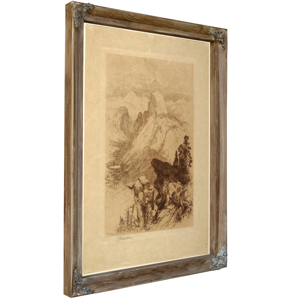 South Dome Yosemite By Thomas Moran