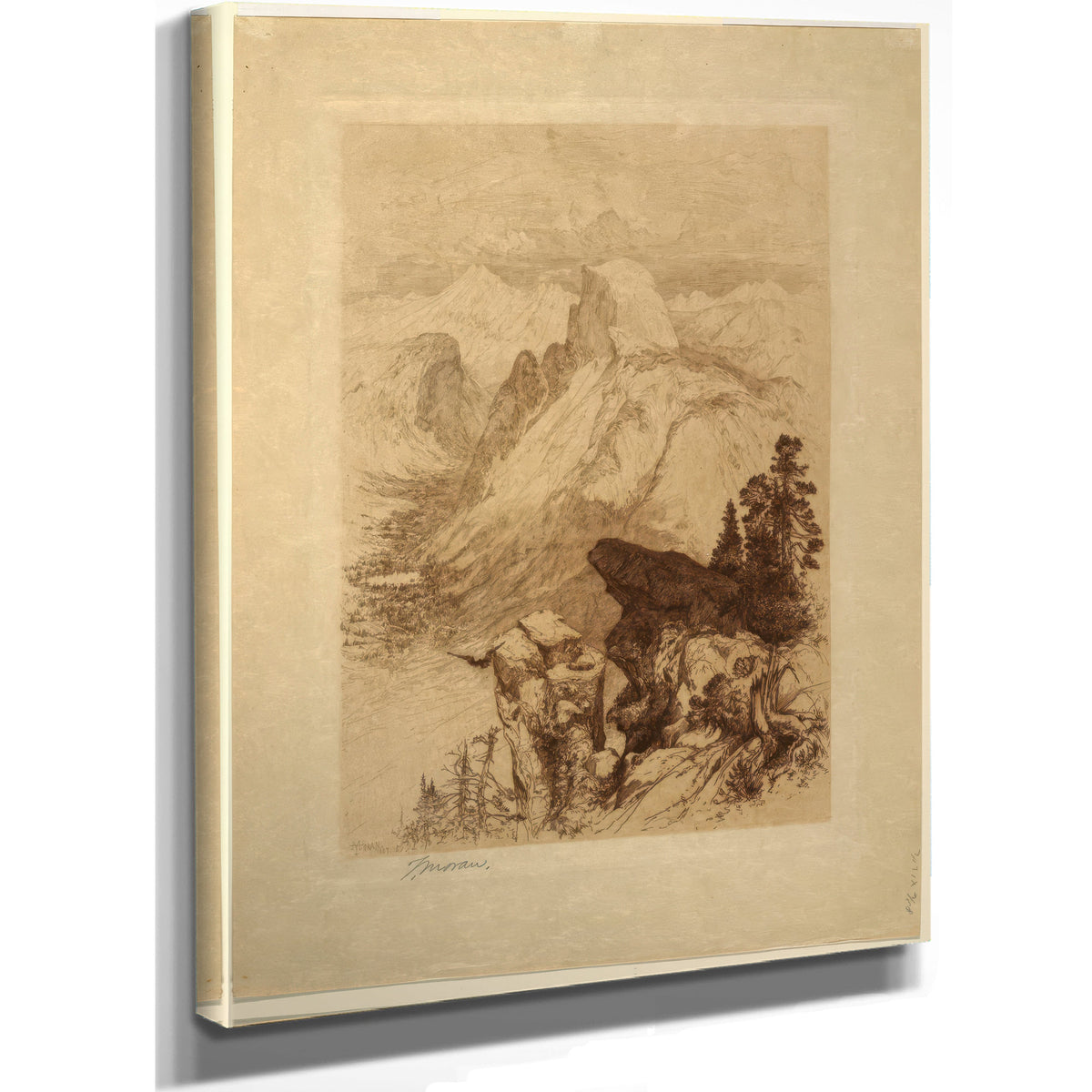 South Dome Yosemite By Thomas Moran