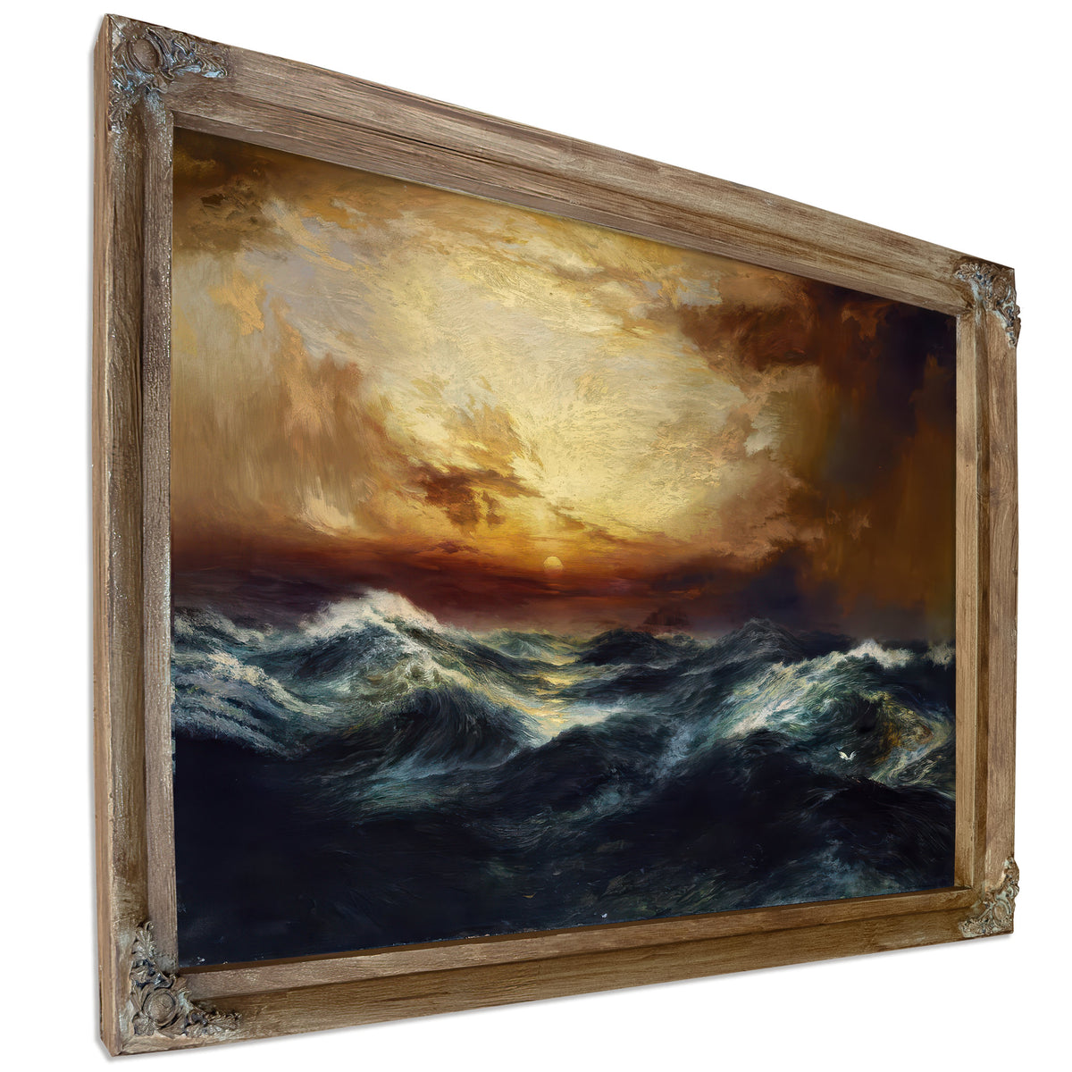 Thomas Moran Sunset After Storm 1901 By Thomas Moran