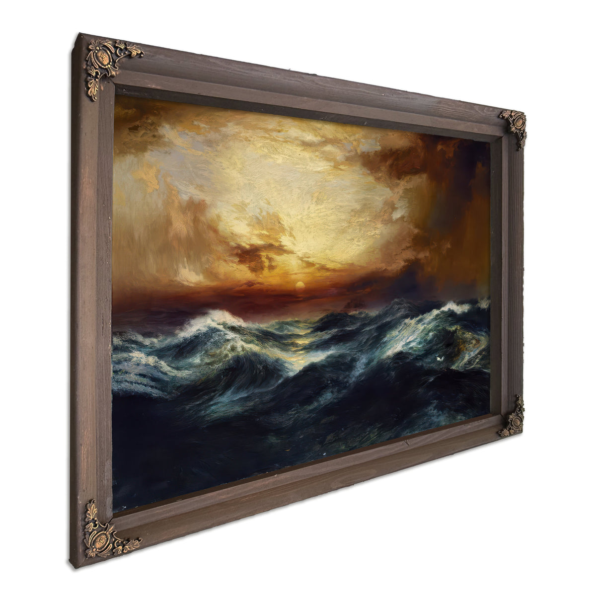Thomas Moran Sunset After Storm 1901 By Thomas Moran