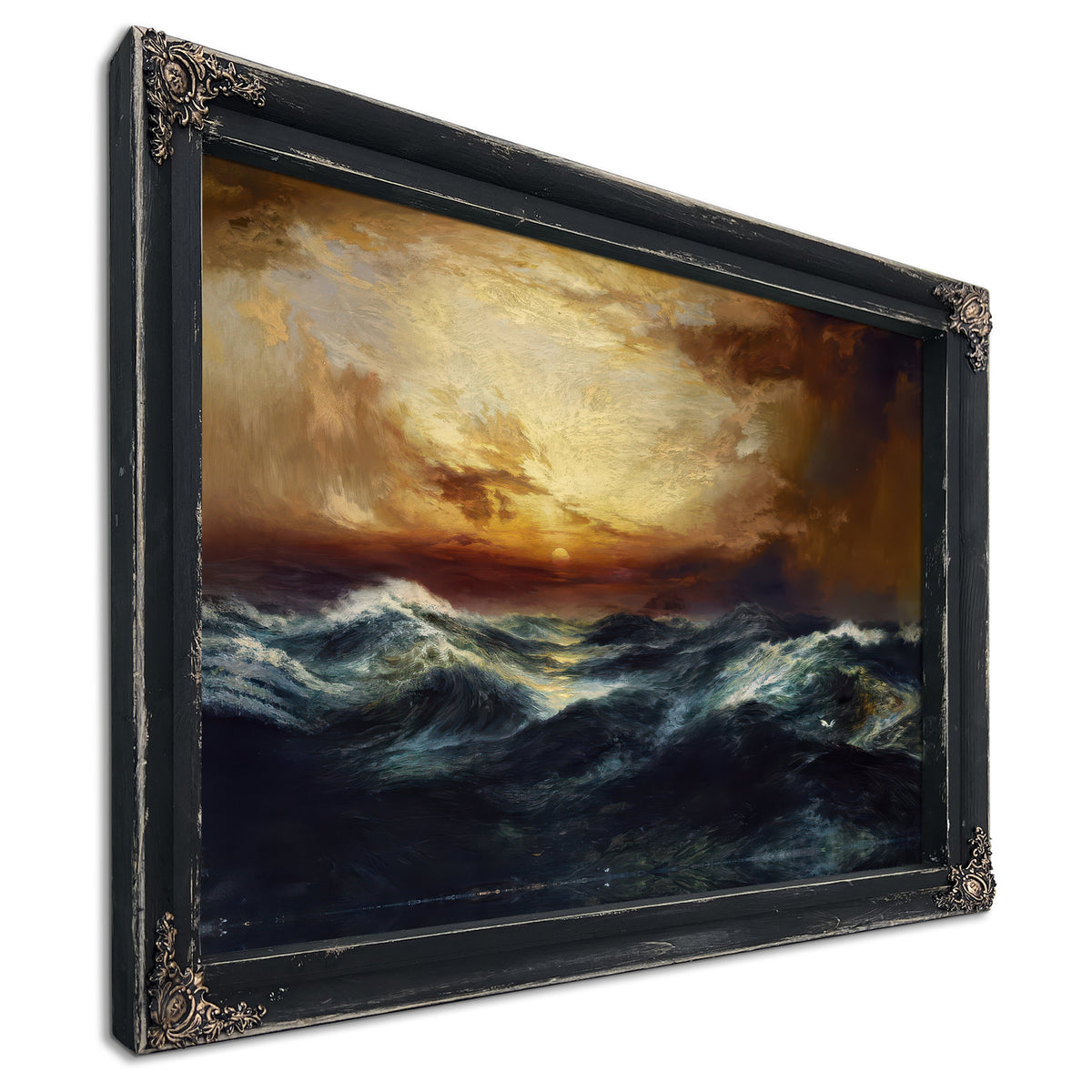 Thomas Moran Sunset After Storm 1901 By Thomas Moran