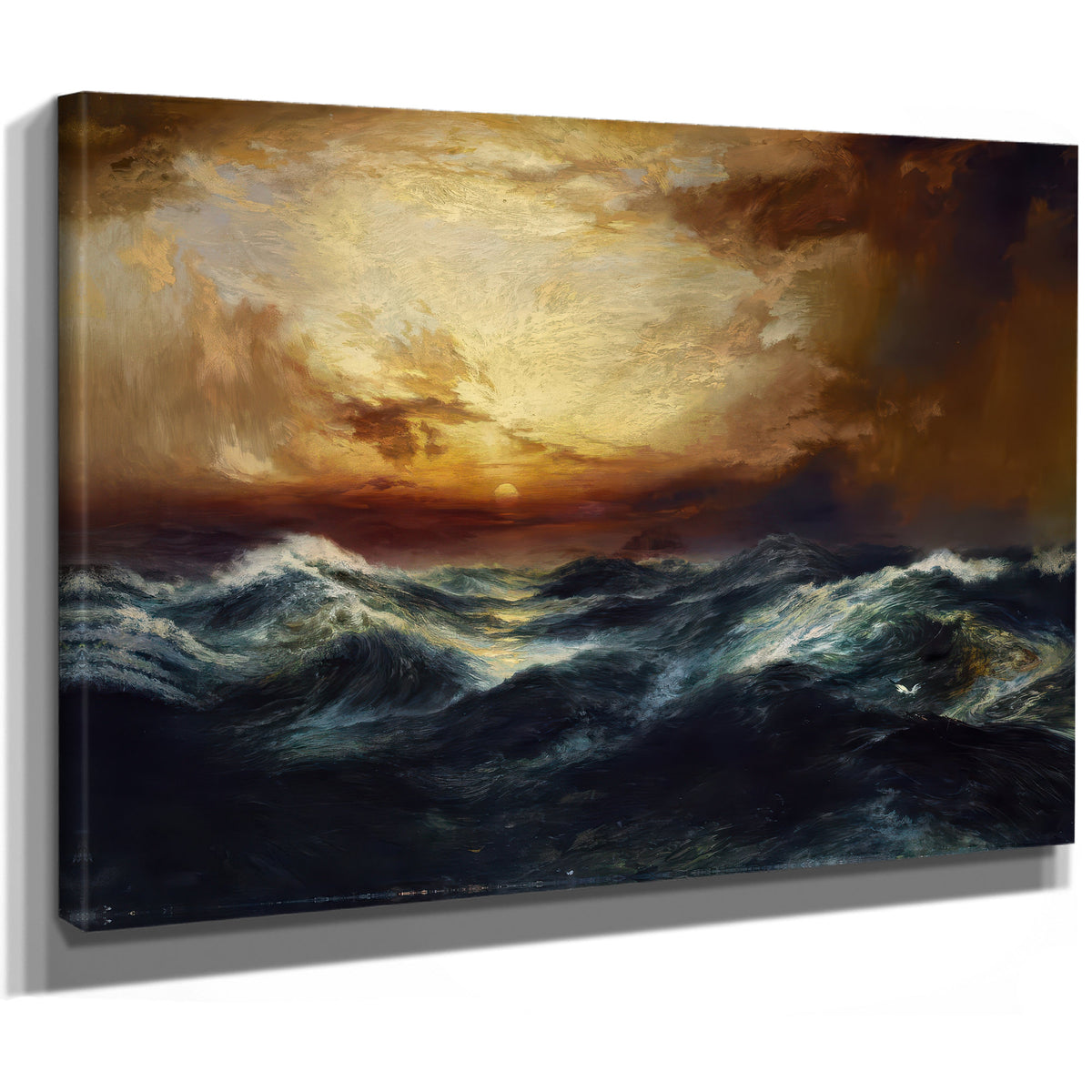Thomas Moran Sunset After Storm 1901 By Thomas Moran