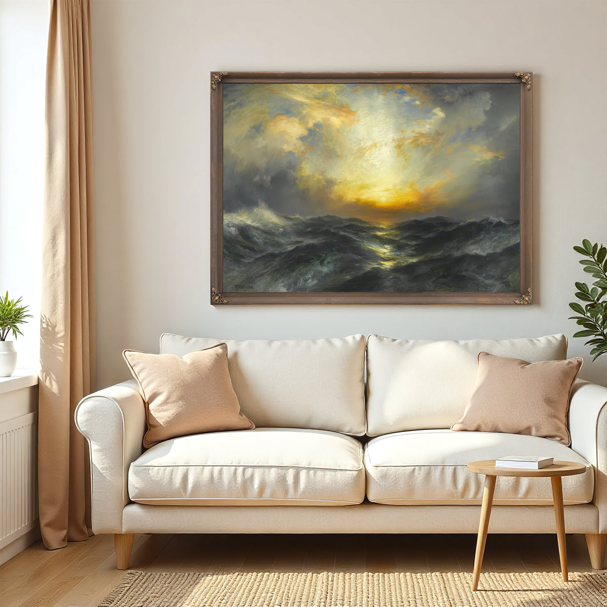 Thomas Moran Sunset Sea 1906 590626 By Thomas Moran