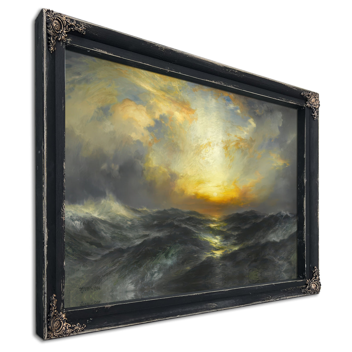 Thomas Moran Sunset Sea 1906 590626 By Thomas Moran
