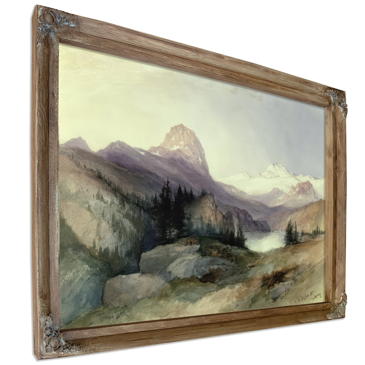 Thomas Moran the Bighorn Mountains By Thomas Moran
