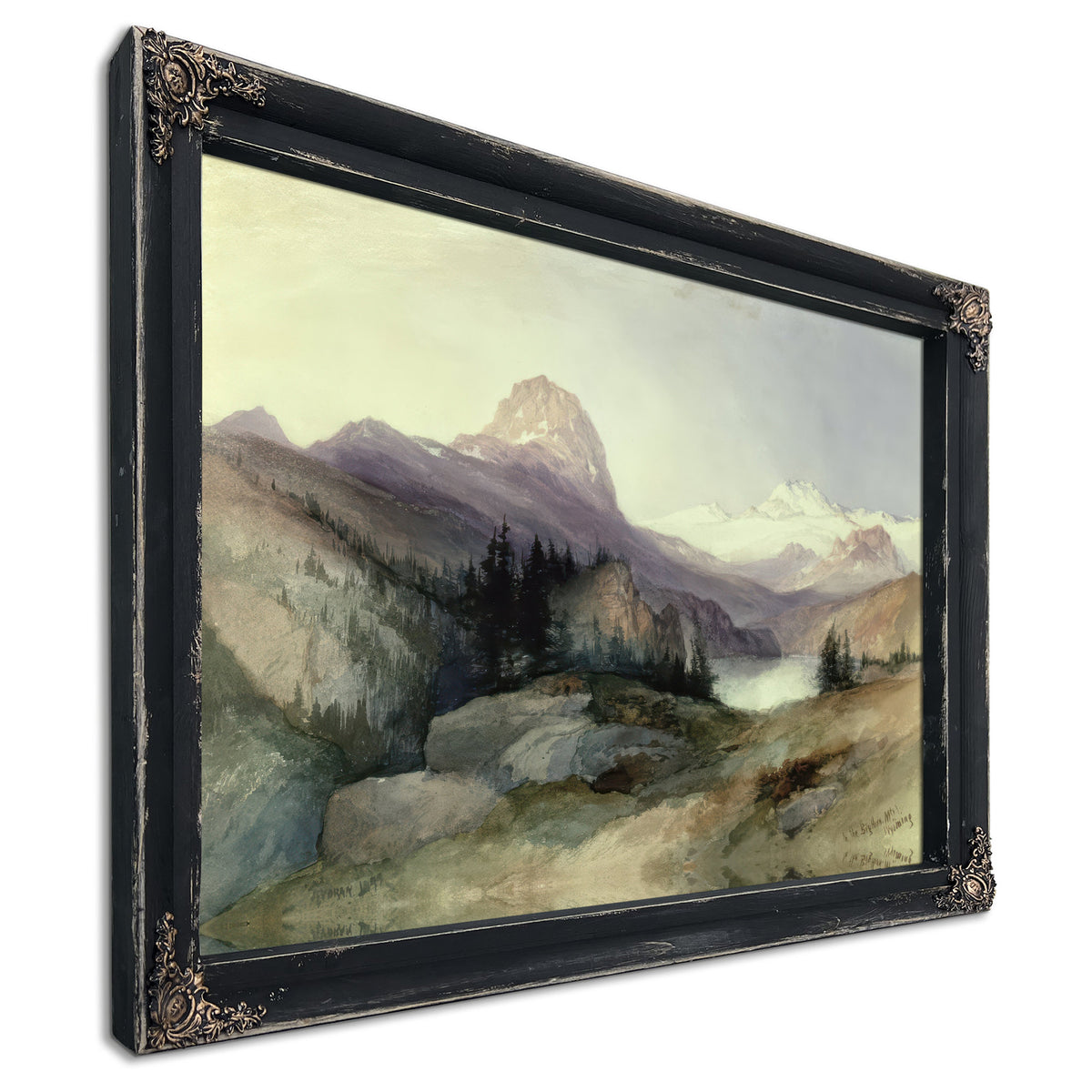 Thomas Moran the Bighorn Mountains By Thomas Moran