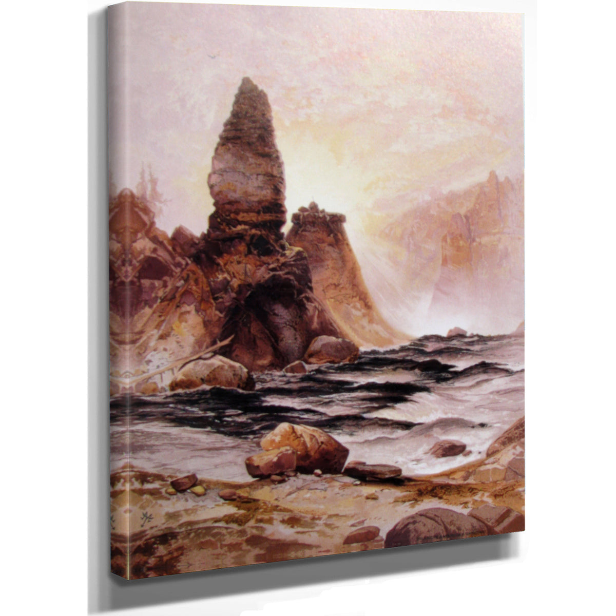 Tower Falls Yellowstone By Thomas Moran
