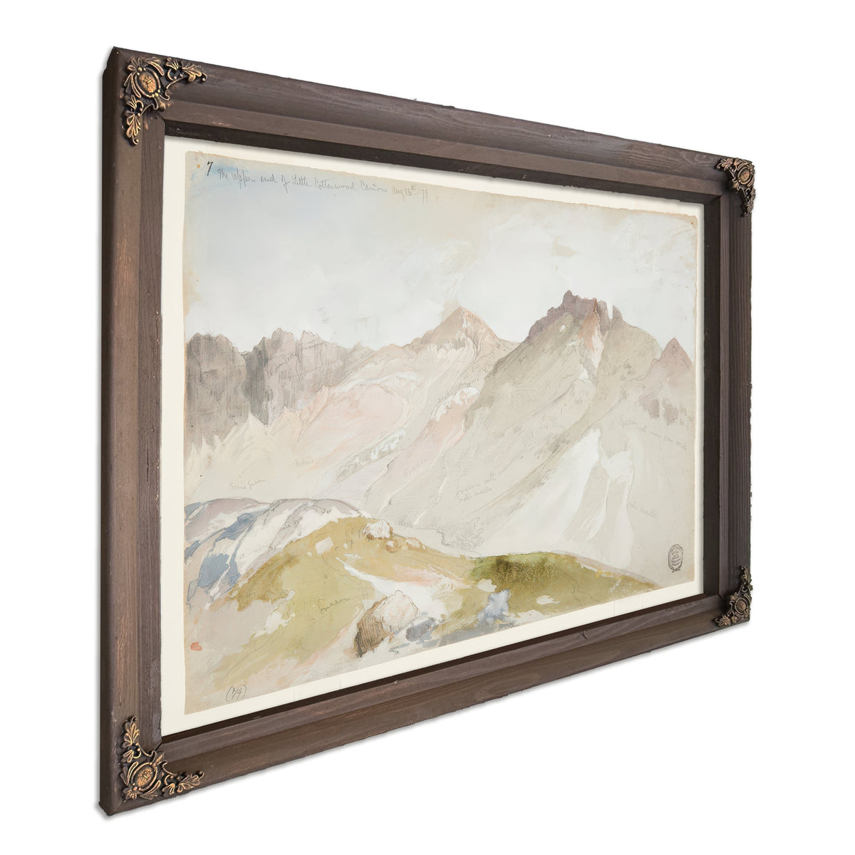Thomas Moran Upper End Little By Thomas Moran