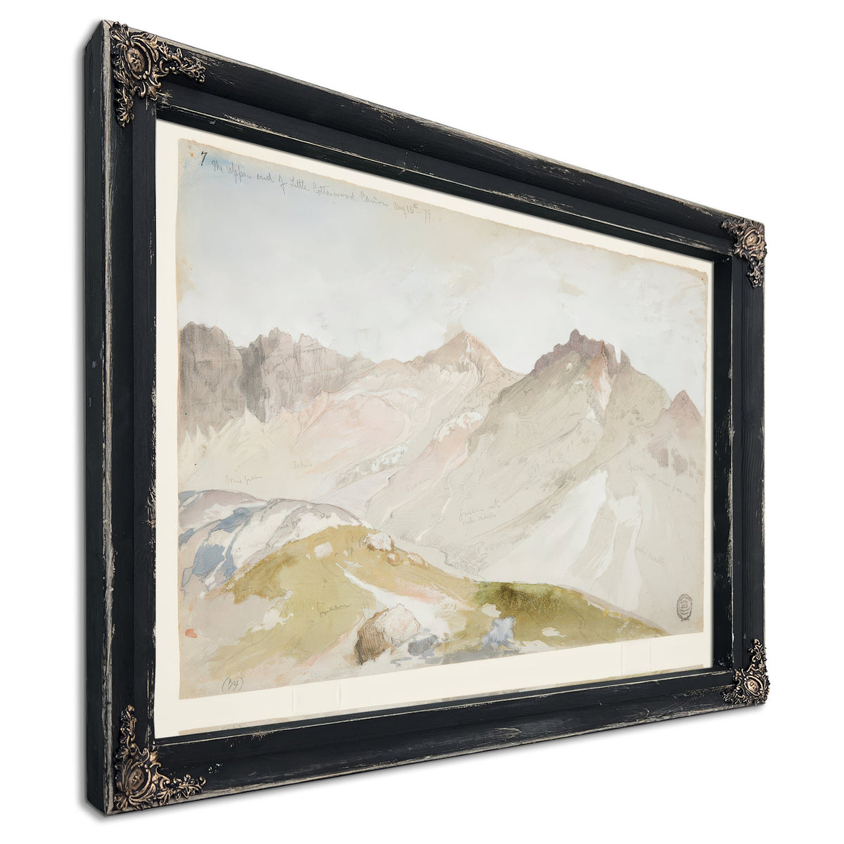 Thomas Moran Upper End Little By Thomas Moran