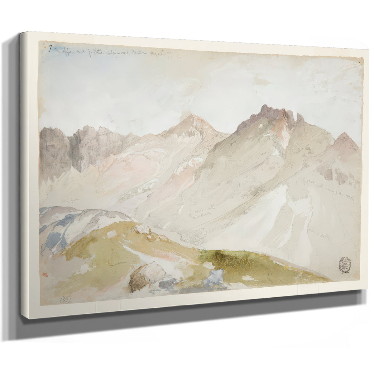 Thomas Moran Upper End Little By Thomas Moran