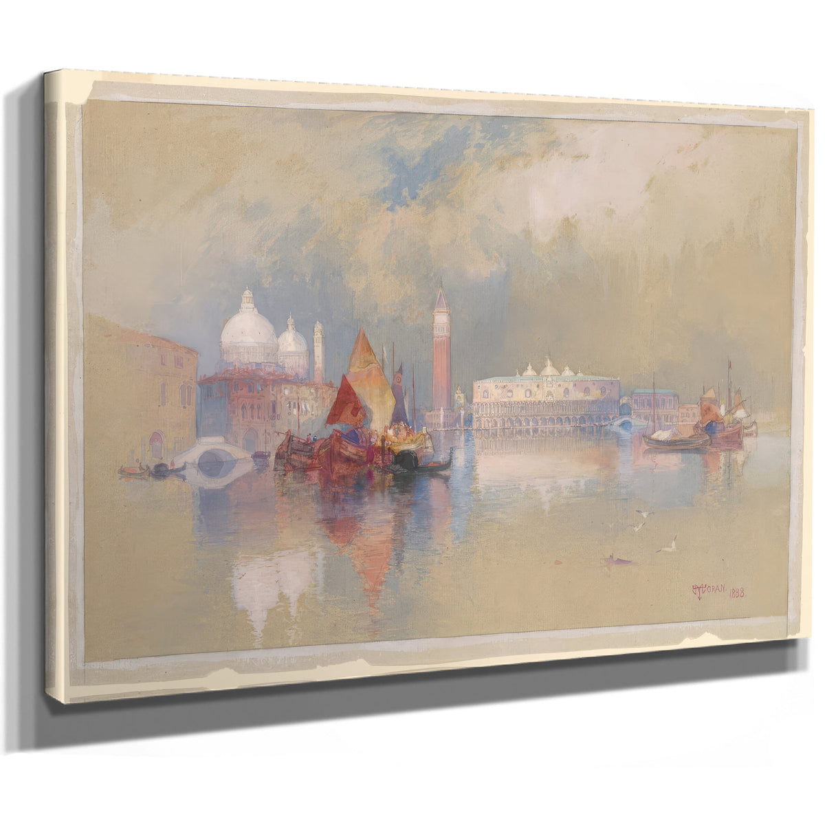 Thomas Moran View Venice 1227375 By Thomas Moran