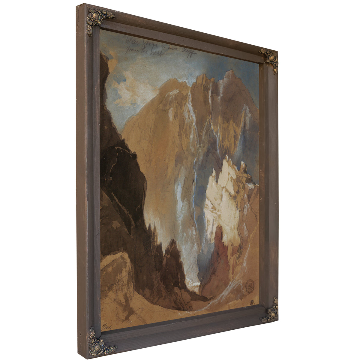 Toltec Gorge Eva Cliff the West 02 By Thomas Moran