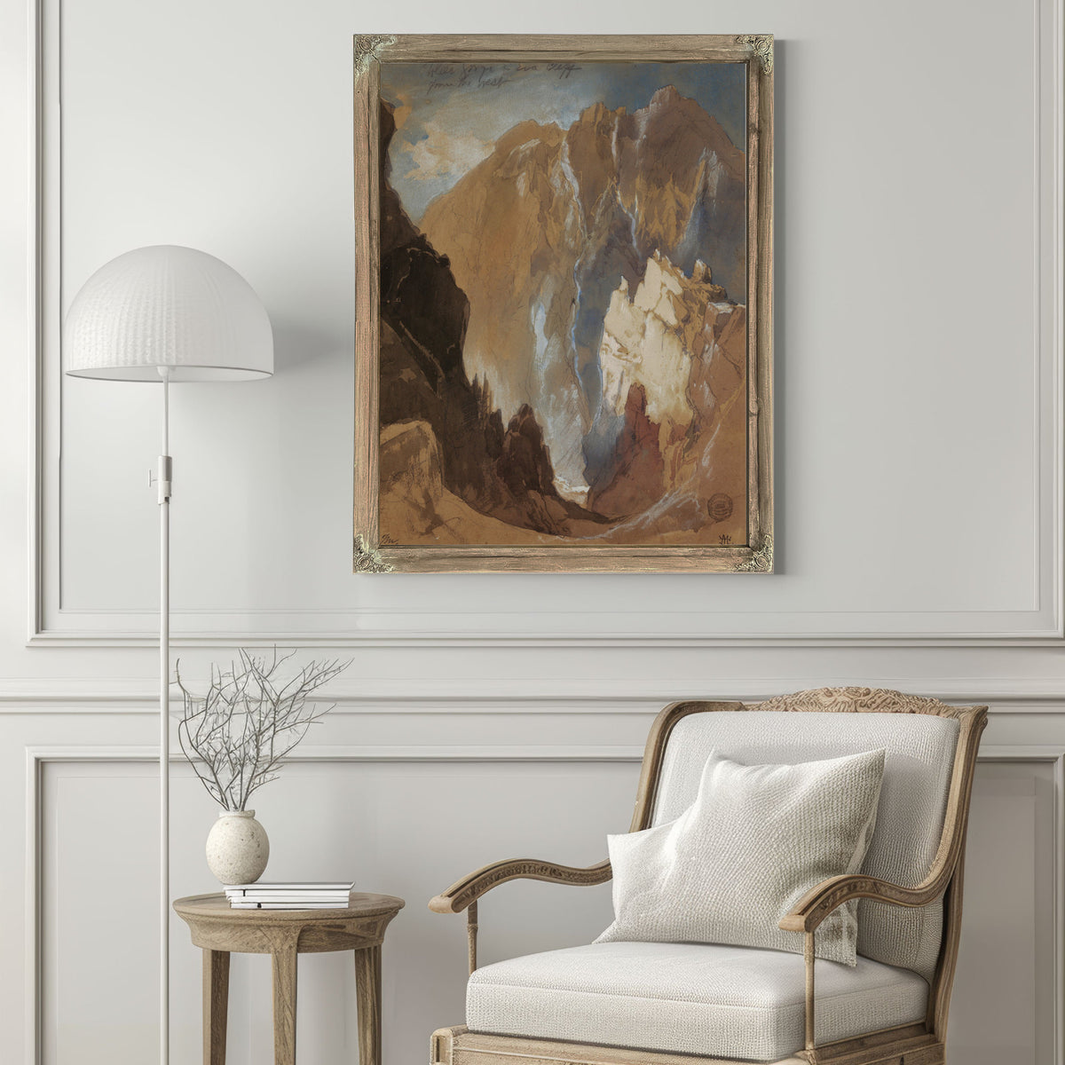 Toltec Gorge Eva Cliff the West 02 By Thomas Moran