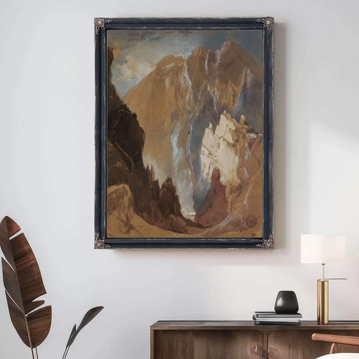 Toltec Gorge Eva Cliff the West 02 By Thomas Moran