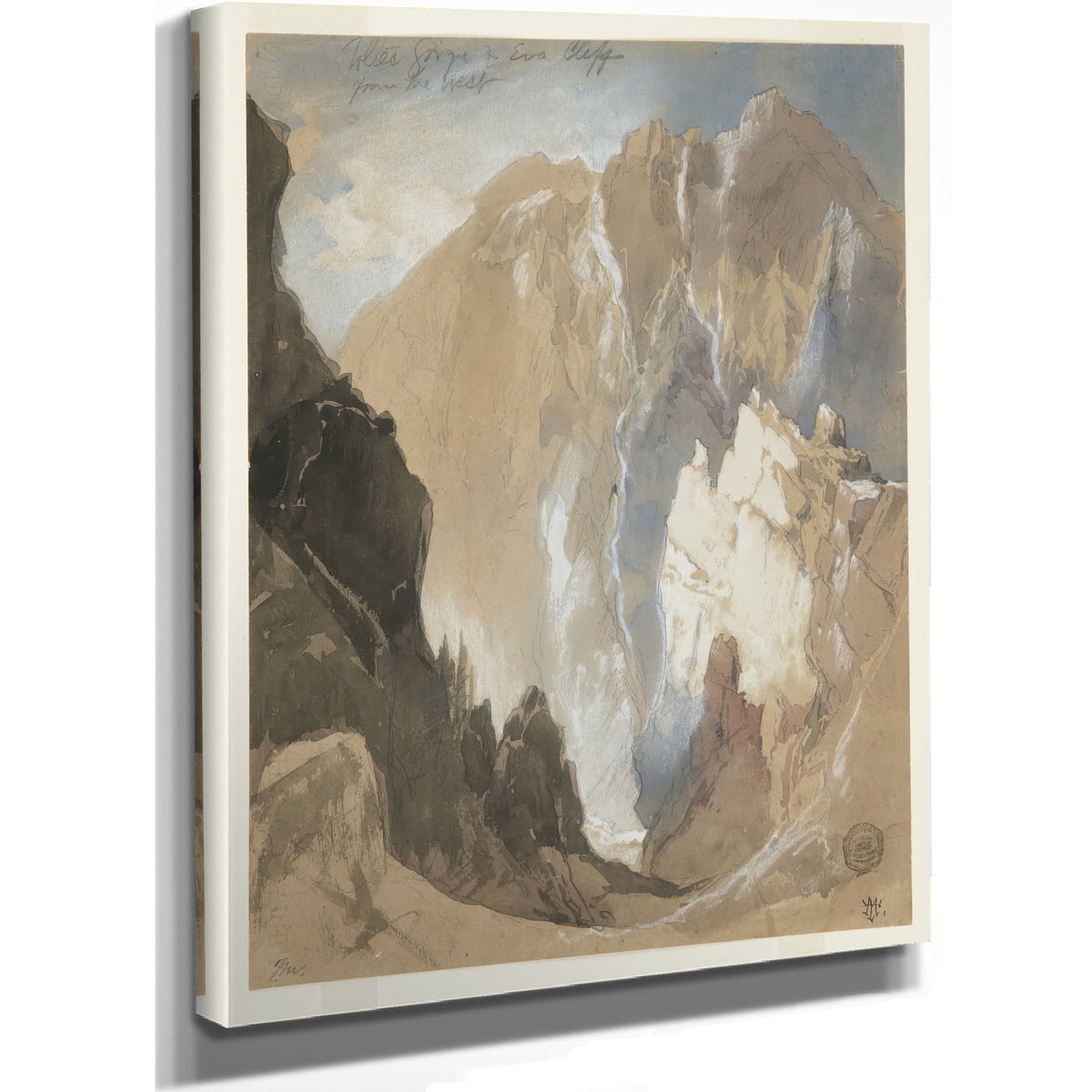 Toltec Gorge Eva Cliff the West By Thomas Moran