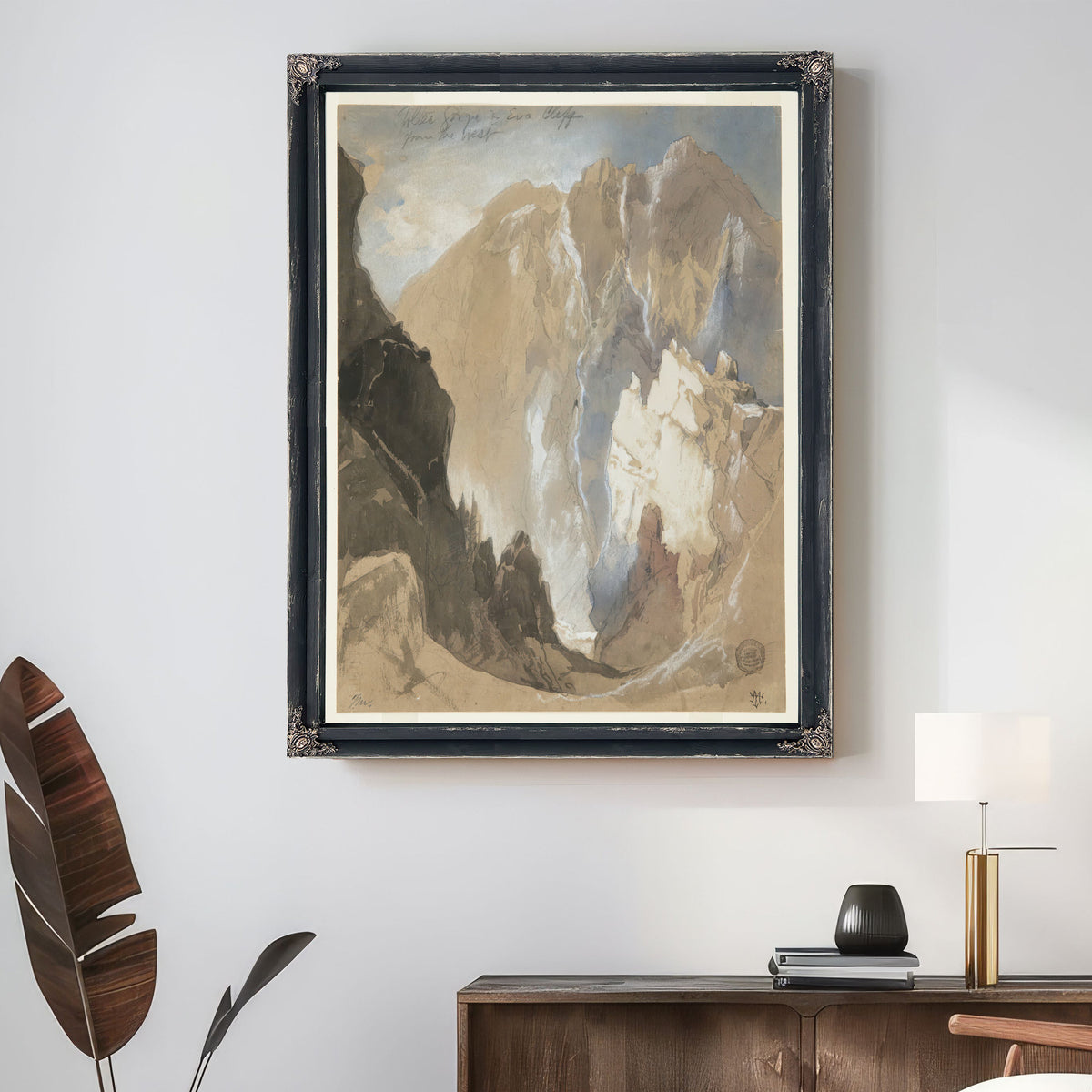 Toltec Gorge Eva Cliff the West By Thomas Moran