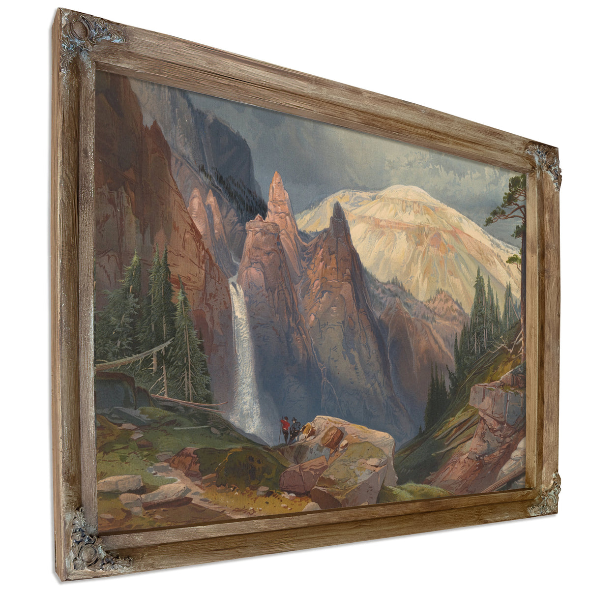 Tower Falls Sulphur Mountain By Thomas Moran