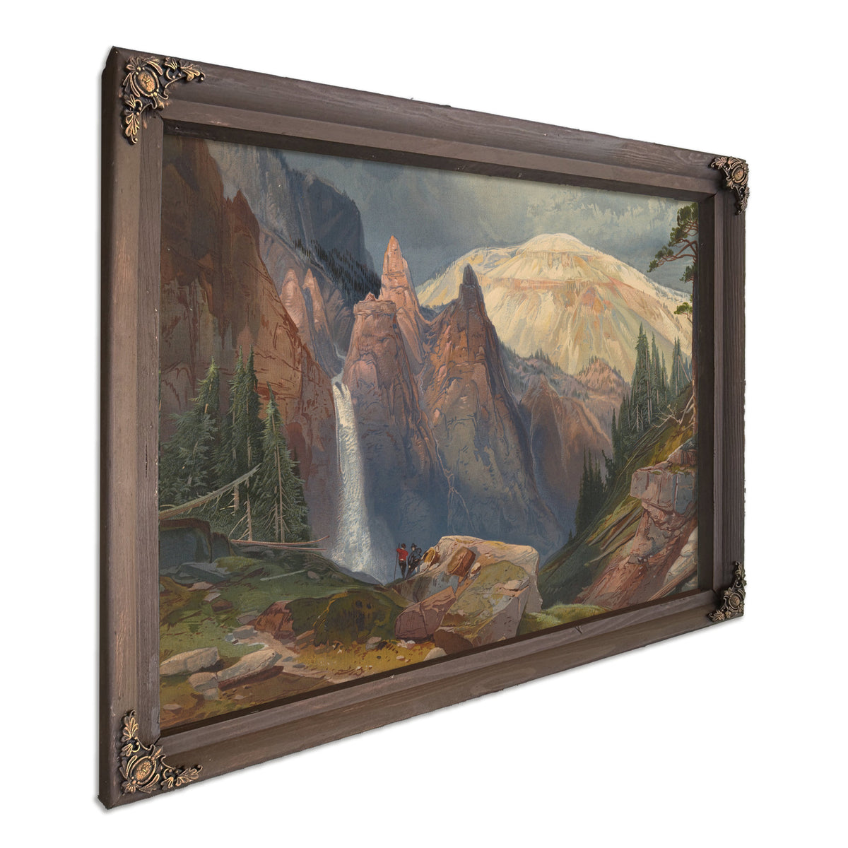 Tower Falls Sulphur Mountain By Thomas Moran