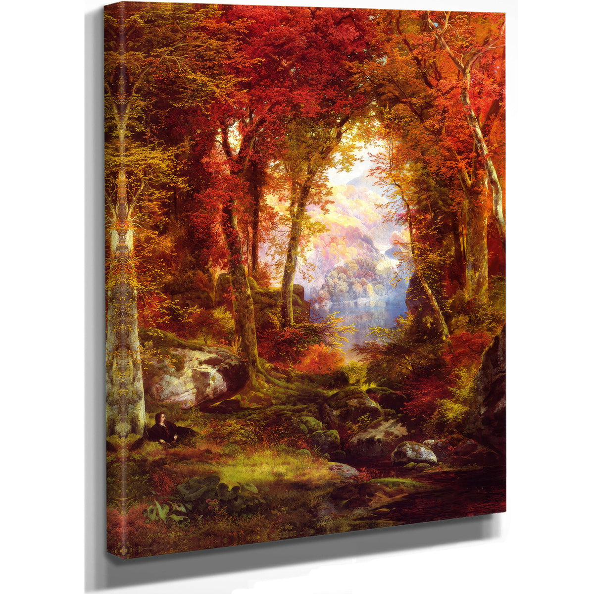 Under Trees By Thomas Moran